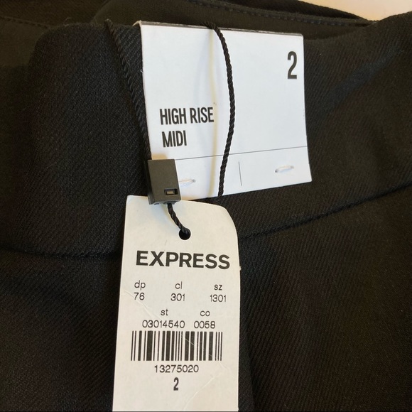 Express Black Linen Shorts NWT - Picture 7 of 14